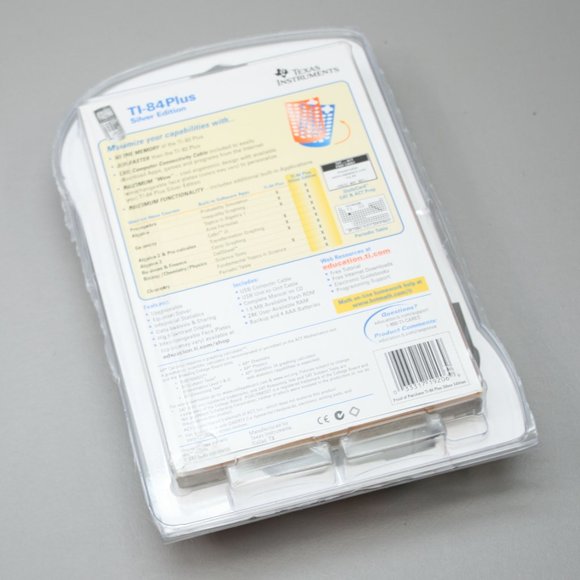 Texas Instruments TI-84 Plus Silver Edition Graphing Calculator Manual -NO CABLE - Picture 2 of 10